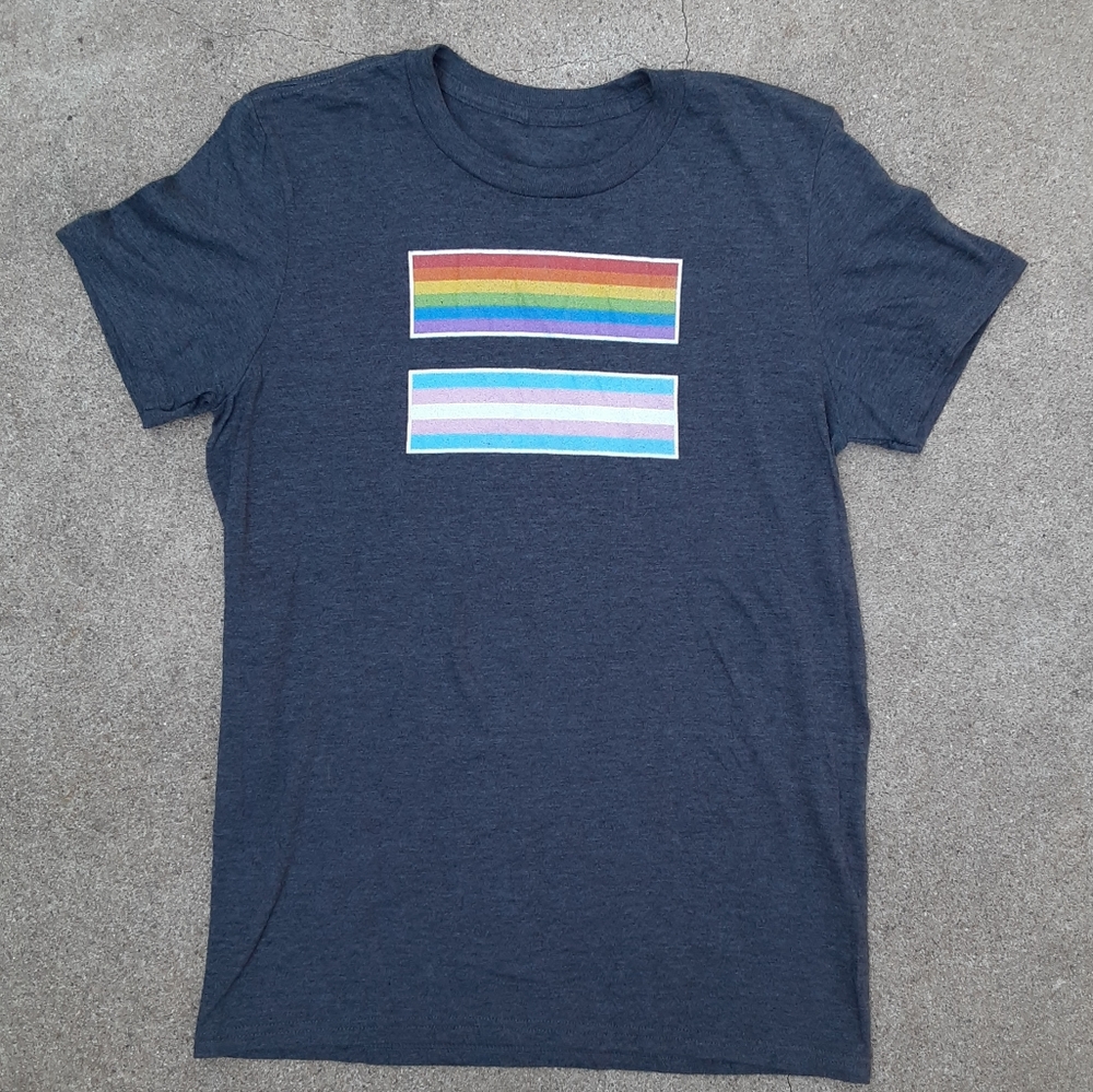 Pride Rainbow Trans LGBT LGBTQ Queer Gray …